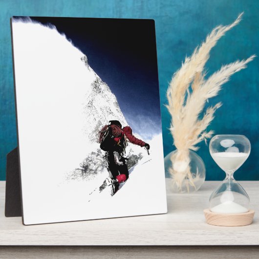Bergklimmer Extreme Sports Fotoplaat (Zijkant)