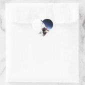 Bergklimmer Extreme Sports Hart Sticker (Tas)