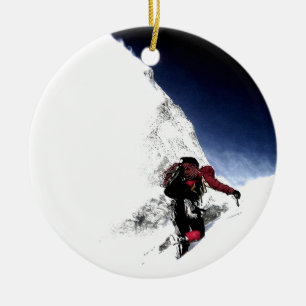 Bergklimmer Extreme Sports Keramisch Ornament