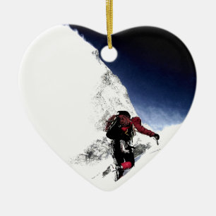 Bergklimmer Extreme Sports Keramisch Ornament
