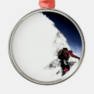 Bergklimmer Extreme Sports Metalen Ornament