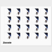 Bergklimmer Extreme Sports Vierkante Sticker (Vel)