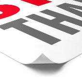 Bergklimmer Geloof in jezelf Motivatie Poster (Hoek)