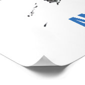 Bergklimmer gelooft dat je Motivatie kunt Poster (Hoek)