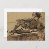 Bergklimmer Resting by Winslow Homer Briefkaart (Voorkant / Achterkant)