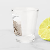 Bergklimmer van de Bergklimmer Wedding Favor Date Shot Glas (Rechts)