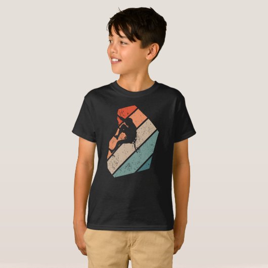 Bergklimmer, Vintage T-shirt (Voorkant volledig)