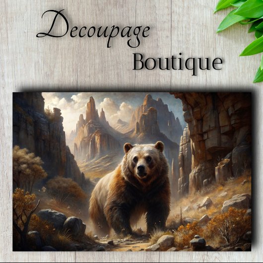 Bergkoning Decoupage Tissuepapier