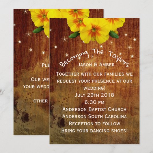 Bergkousen op hout kaart (Voorkant / Achterkant)