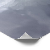 bergkristal in de bergen poster (Hoek)