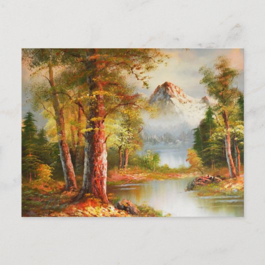 Bergkunst en landschapskunst briefkaart (Voorkant)