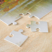 Bergkunst en landschapskunst legpuzzel (Zijkant)