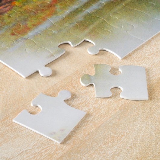 Bergkunst en landschapskunst legpuzzel (Zijkant)