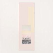 Bergkunst met hoge Waterverf monogrammen