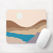 bergkunst muismat (Met muis)