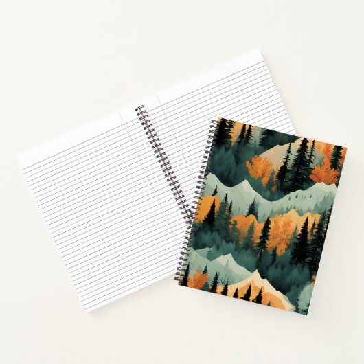 Bergkunstpatroon Notitieboek (Binnen)