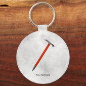 Bergkweekvijver  Ice Ax Sleutelhanger (Voorkant)