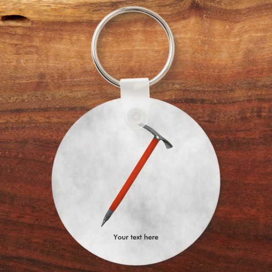 Bergkweekvijver Ice Ax Sleutelhanger (Voorkant)