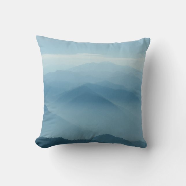 berglagen: Schilderachtig Abstract Kussen (Voorkant)