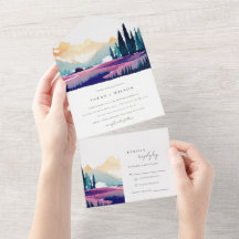 Bergland - Lila velden - Landschap Weduwschap