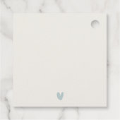 Bergland - Lila velden - Landschap Weduwschap Bedankjes Labels (Achterkant)