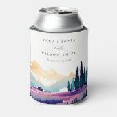 Bergland - Lila velden - Landschap Weduwschap Blikjeskoeler (Blikje Achterkant)