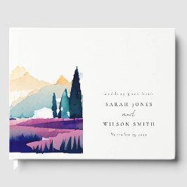 Bergland - Lila velden - Landschap Weduwschap Gastenboek