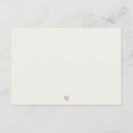 Bergland — Veldlandschap — Ontvangst van bruiloft Informatiekaartje (Achterkant)