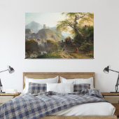 Berglandschap bij Düsseldorf, Gerard van Canvas Afdruk (Insitu (Slaapkamer))
