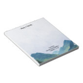 Berglandschap Bijbelvers Notitieblok (Schuin)