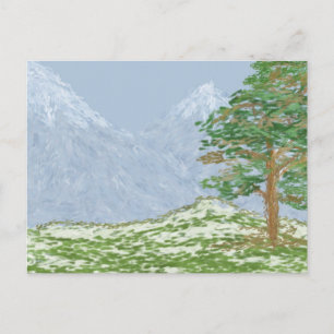 Berglandschap Briefkaart