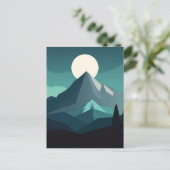 Berglandschap Briefkaart (Staand voorkant)