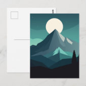 Berglandschap Briefkaart (Voorkant / Achterkant)