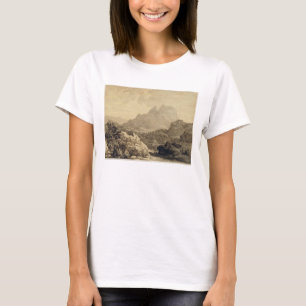 Berglandschap, c.1780 (grijs en bruin wasgoed) t-shirt
