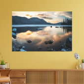 Berglandschap Canvas Afdruk (Insitu (Woonkamer))