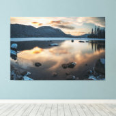 Berglandschap Canvas Afdruk (Insitu (Houten vloer))