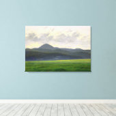 Berglandschap Canvas Afdruk (Insitu (Houten vloer))