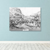 Berglandschap Canvas Afdruk (Insitu (Houten vloer))