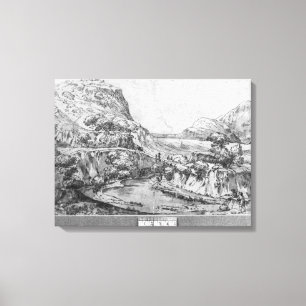 Berglandschap Canvas Afdruk