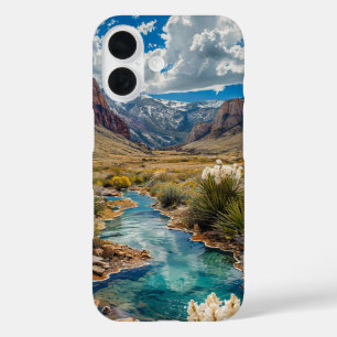 Berglandschap iPhone 16 Hoesje