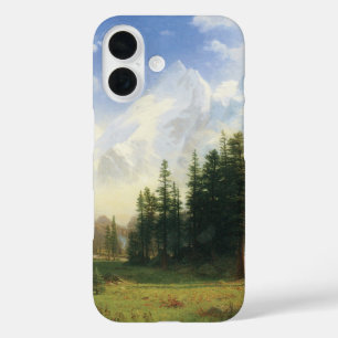 Berglandschap door Albert Bierstadt iPhone 16 Hoesje