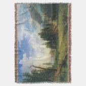 Berglandschap door Albert Bierstadt Deken (Voorkant Verticaal)