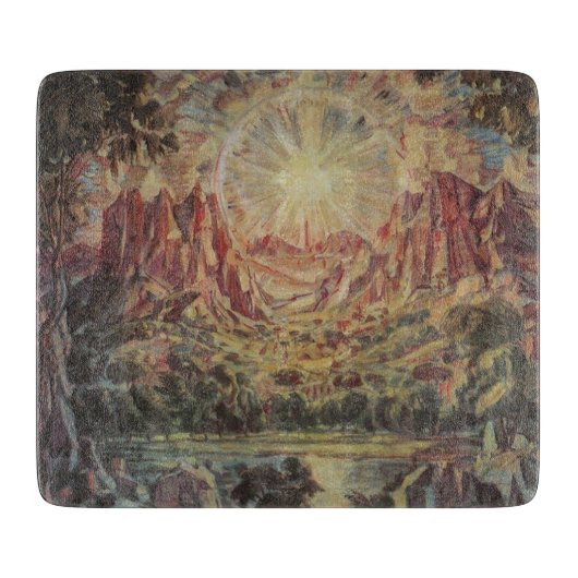 Berglandschap (door Konstantin Bogaevsky) Snijplank (Voorkant)