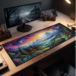 Berglandschap, Dromig Bos Design No. 327 Bureaumat