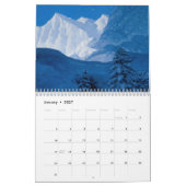 Berglandschap Fine Art 2024 stijl Kalender (Jan 2027)