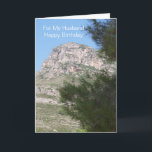 Berglandschap Gepersonaliseerde man Verjaardag Kaart<br><div class="desc">Wenskaart berglandschap man verjaardagskaart. Pas deze verjaardagskaart aan met elke tekst en laat het afdrukken en naar u verzenden of download het onmiddellijk naar uw mobiele apparaat. Mocht u hulp nodig hebben bij het aanpassen, neem dan contact met ons op via de link op deze pagina. Landschapsfotografie gepersonaliseerde echtgenoot verjaardagskaart...</div>