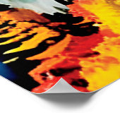 Berglandschap Herfst geïnspireerd Poster (Hoek)