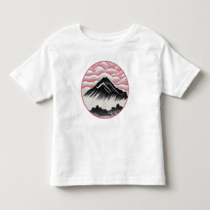 berglandschap in de Japanse kunst Kinder Shirts