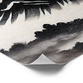  berglandschap in de Japanse kunst Poster (Hoek)