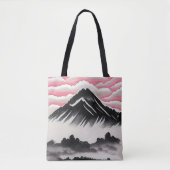  berglandschap in de Japanse kunst Tote Bag (Voorkant)